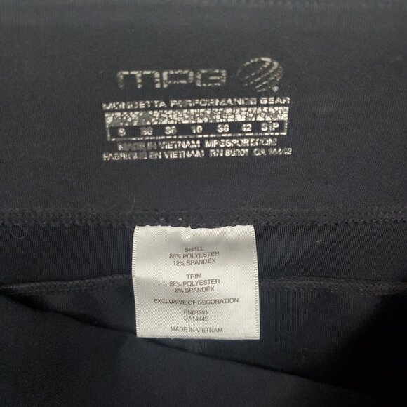 Pre-Loved Women MPG Black, Grey, and Purple Stretch Leggings Size S - Picture 3 of 6